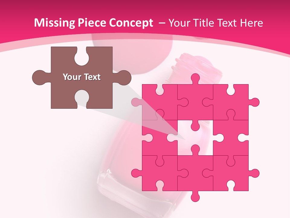 Bottle Make Up Macro PowerPoint Template