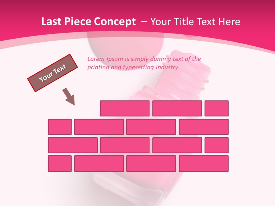 Bottle Make Up Macro PowerPoint Template