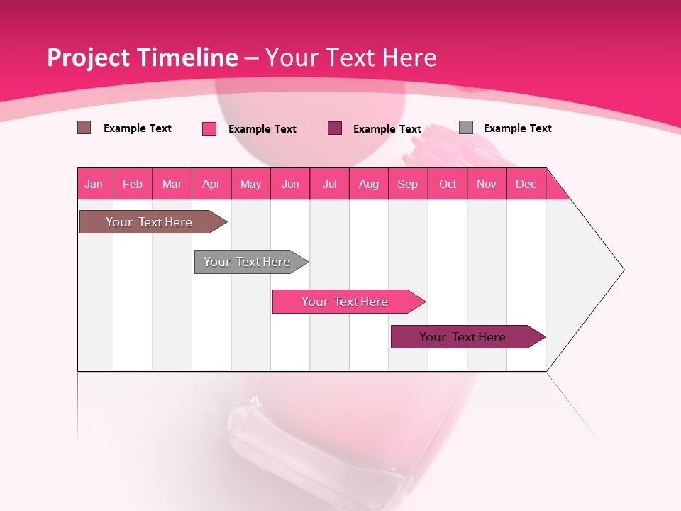 Bottle Make Up Macro PowerPoint Template
