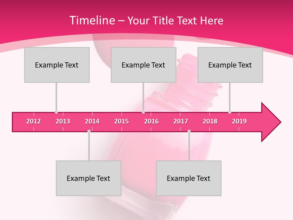 Bottle Make Up Macro PowerPoint Template