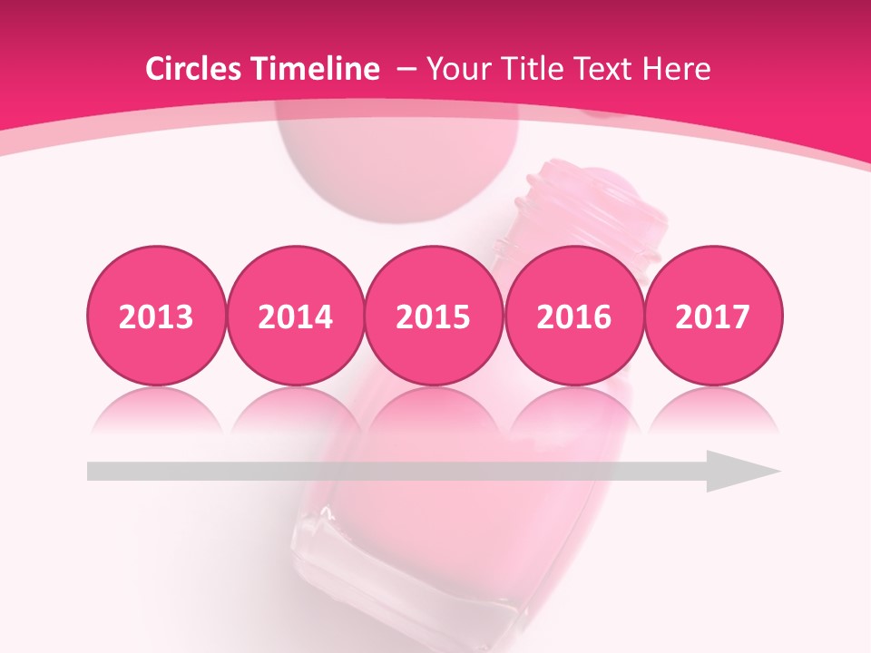 Bottle Make Up Macro PowerPoint Template