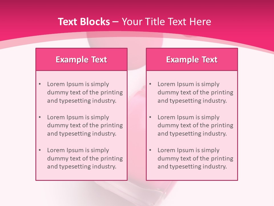 Bottle Make Up Macro PowerPoint Template