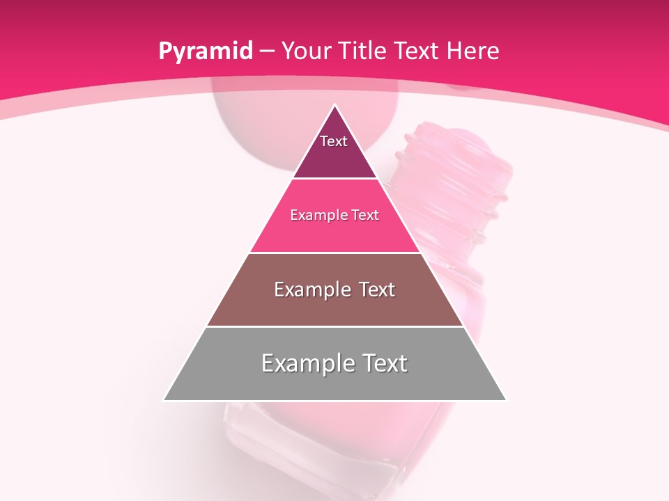 Bottle Make Up Macro PowerPoint Template