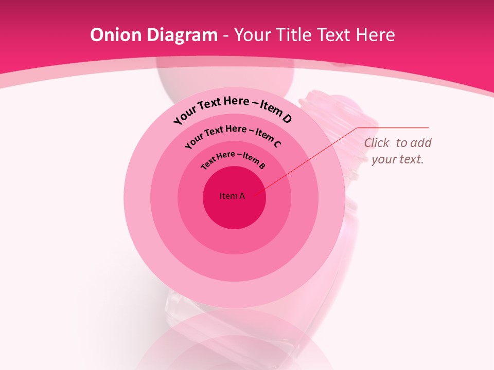 Bottle Make Up Macro PowerPoint Template