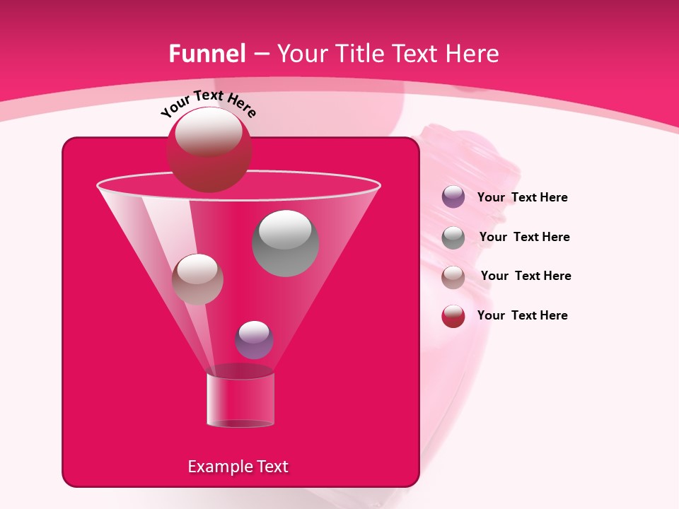 Bottle Make Up Macro PowerPoint Template