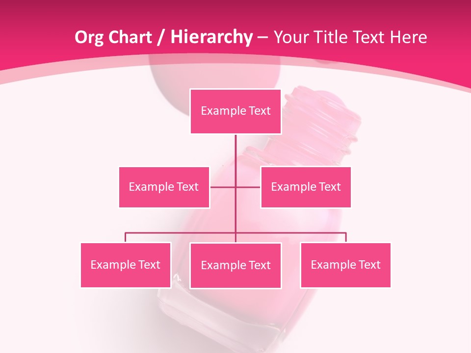 Bottle Make Up Macro PowerPoint Template