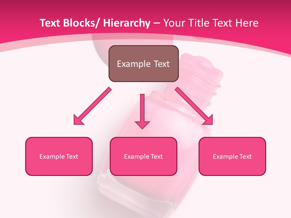 Bottle Make Up Macro PowerPoint Template