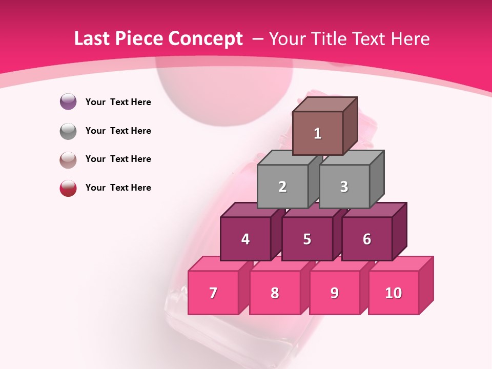 Bottle Make Up Macro PowerPoint Template