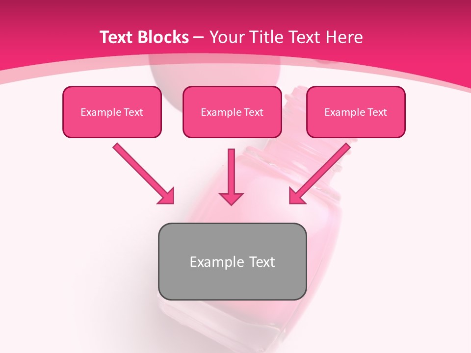 Bottle Make Up Macro PowerPoint Template