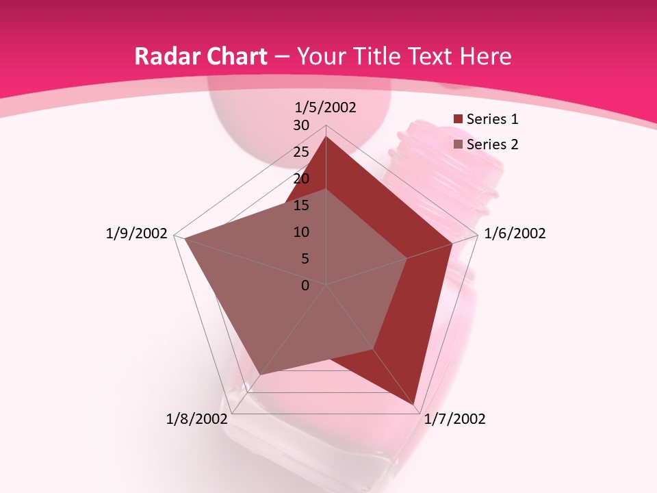 Bottle Make Up Macro PowerPoint Template