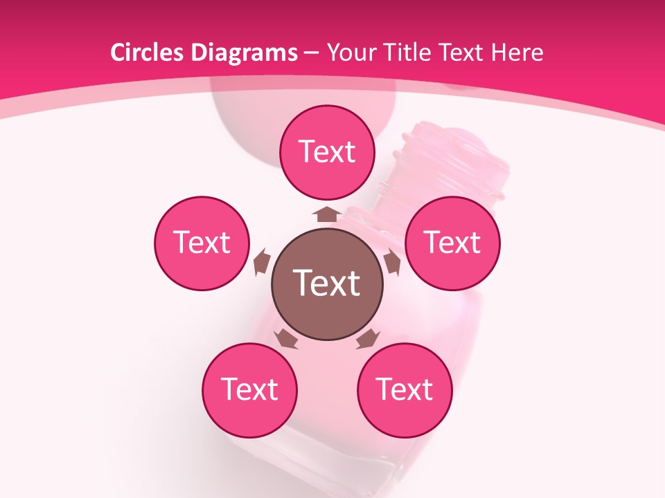 Bottle Make Up Macro PowerPoint Template