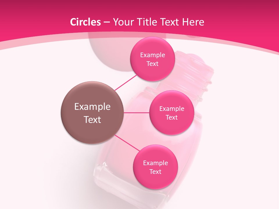 Bottle Make Up Macro PowerPoint Template