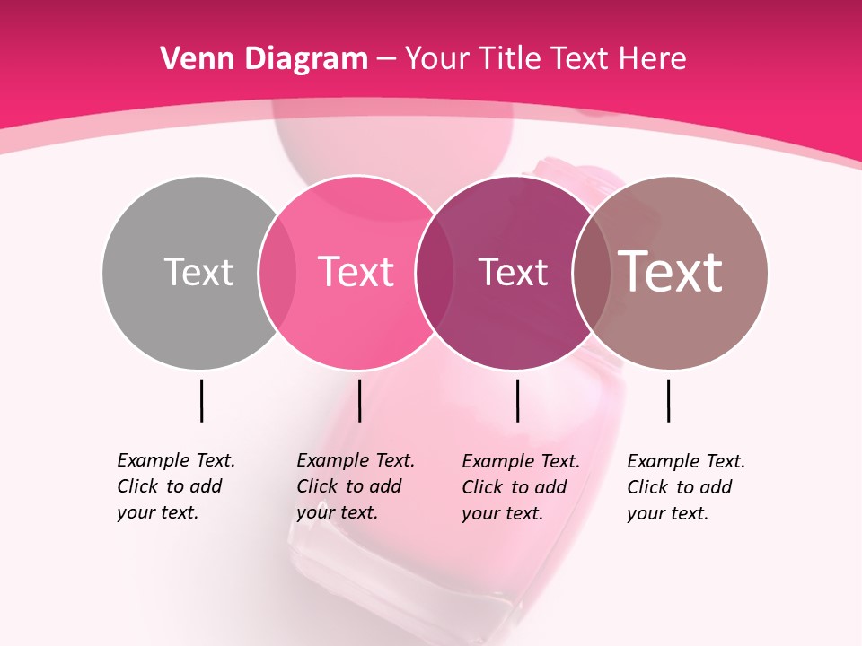 Bottle Make Up Macro PowerPoint Template