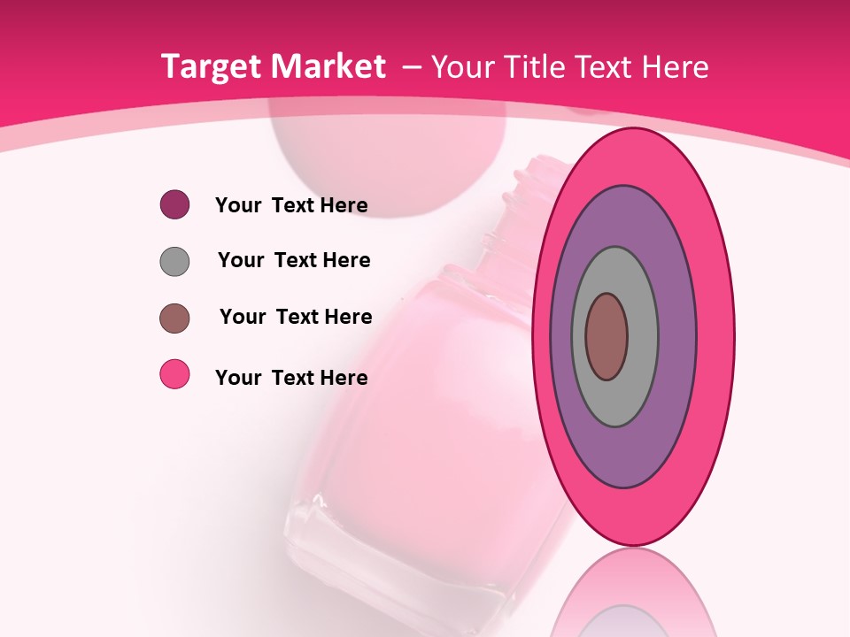 Bottle Make Up Macro PowerPoint Template
