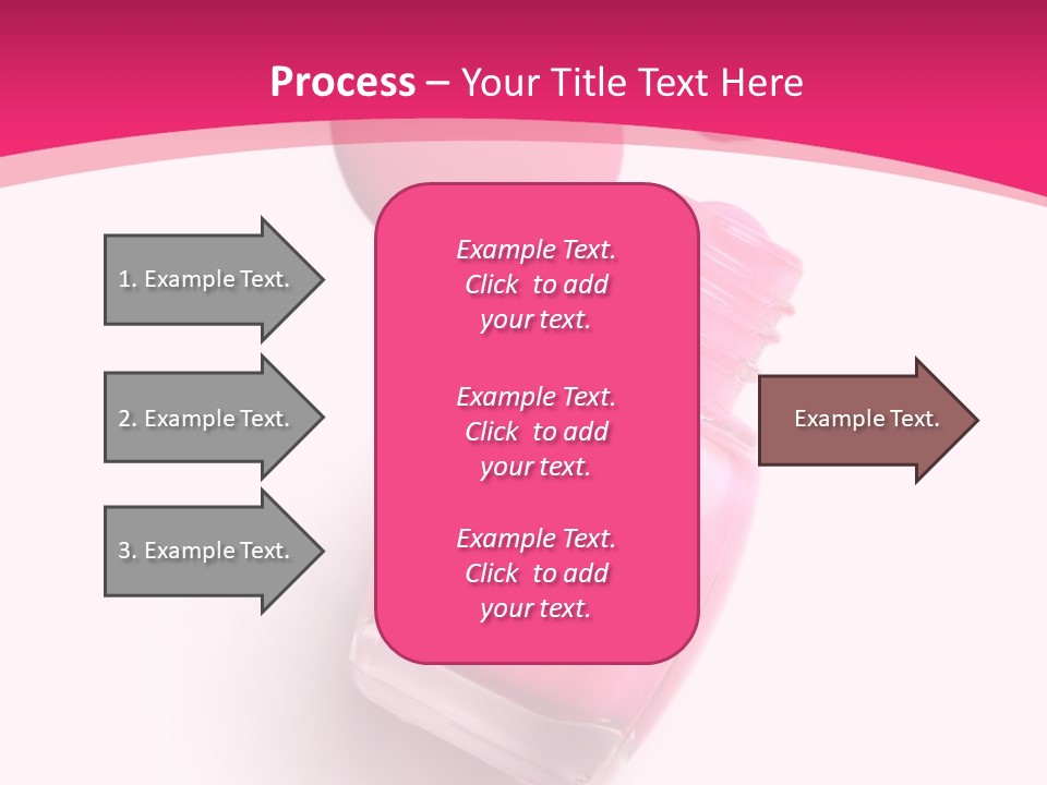 Bottle Make Up Macro PowerPoint Template