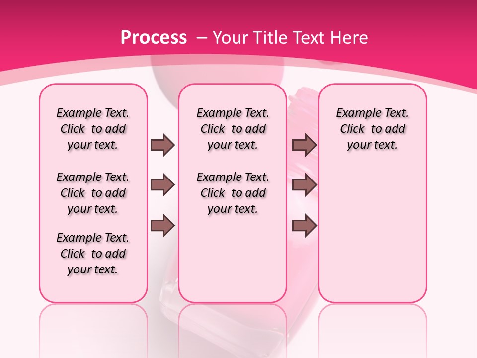Bottle Make Up Macro PowerPoint Template