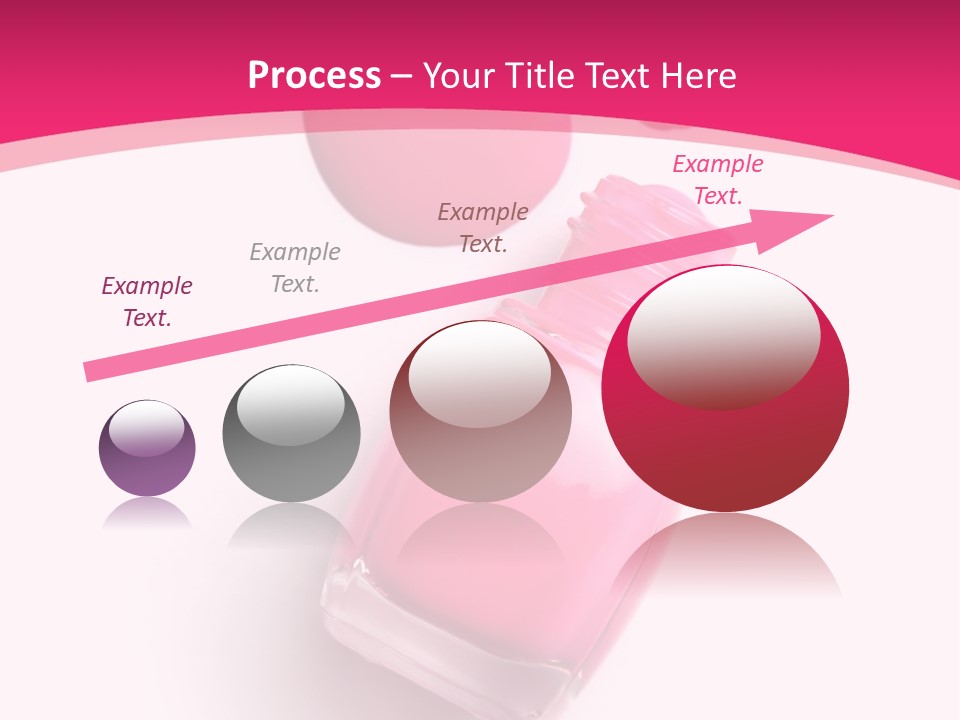 Bottle Make Up Macro PowerPoint Template