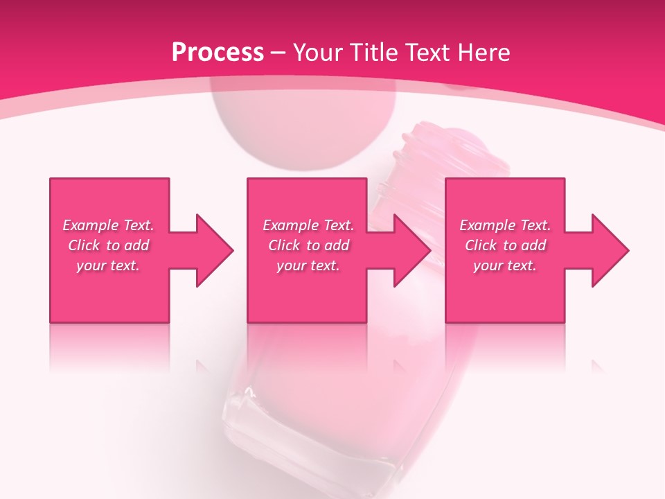 Bottle Make Up Macro PowerPoint Template