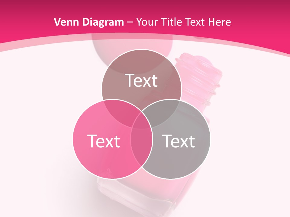 Bottle Make Up Macro PowerPoint Template