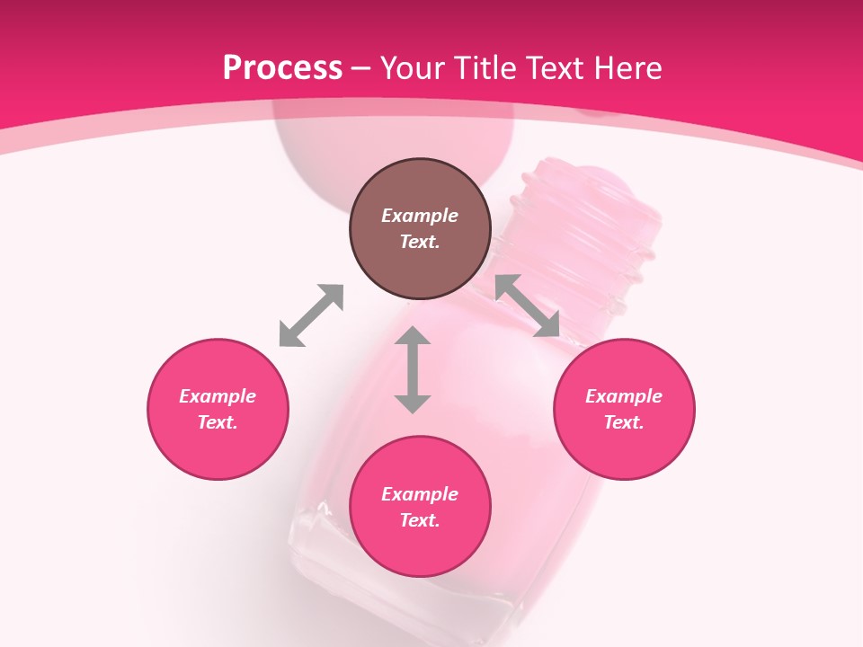 Bottle Make Up Macro PowerPoint Template