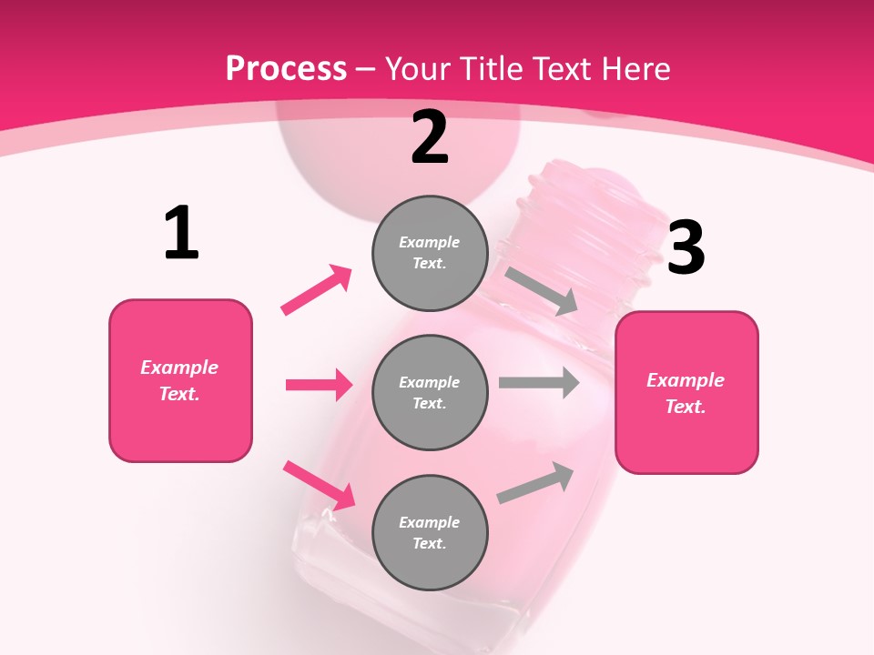 Bottle Make Up Macro PowerPoint Template