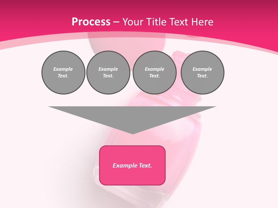 Bottle Make Up Macro PowerPoint Template