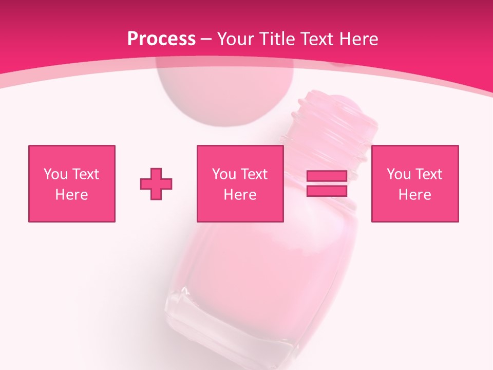 Bottle Make Up Macro PowerPoint Template