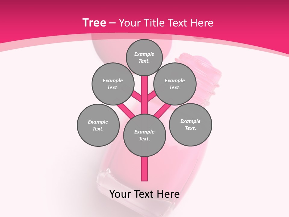 Bottle Make Up Macro PowerPoint Template