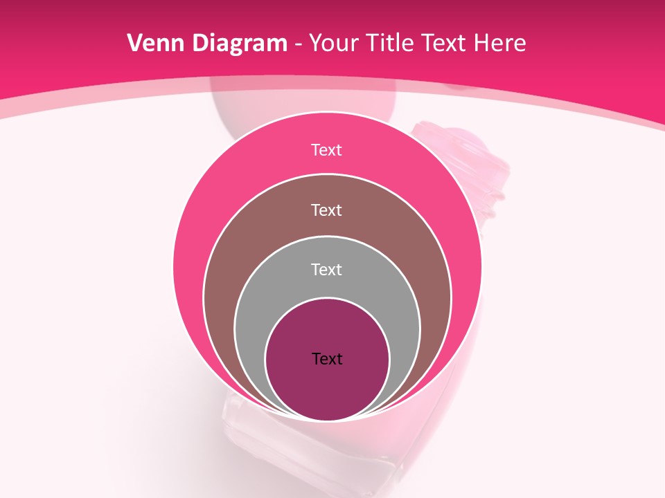 Bottle Make Up Macro PowerPoint Template