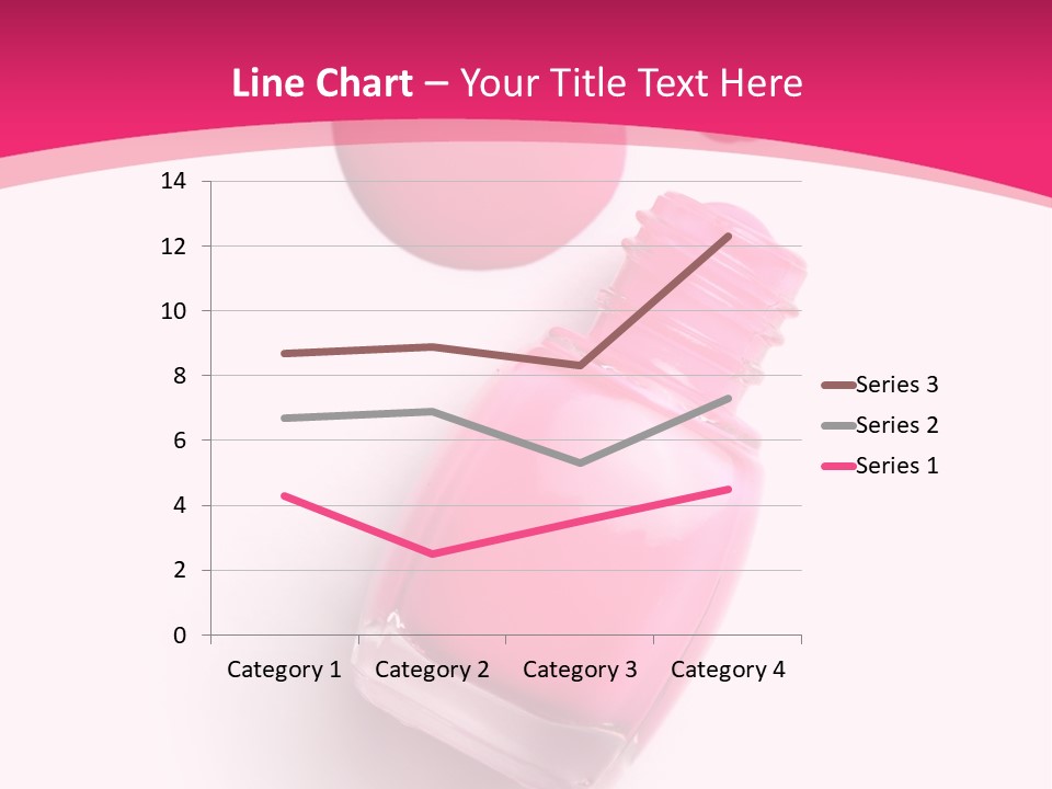 Bottle Make Up Macro PowerPoint Template