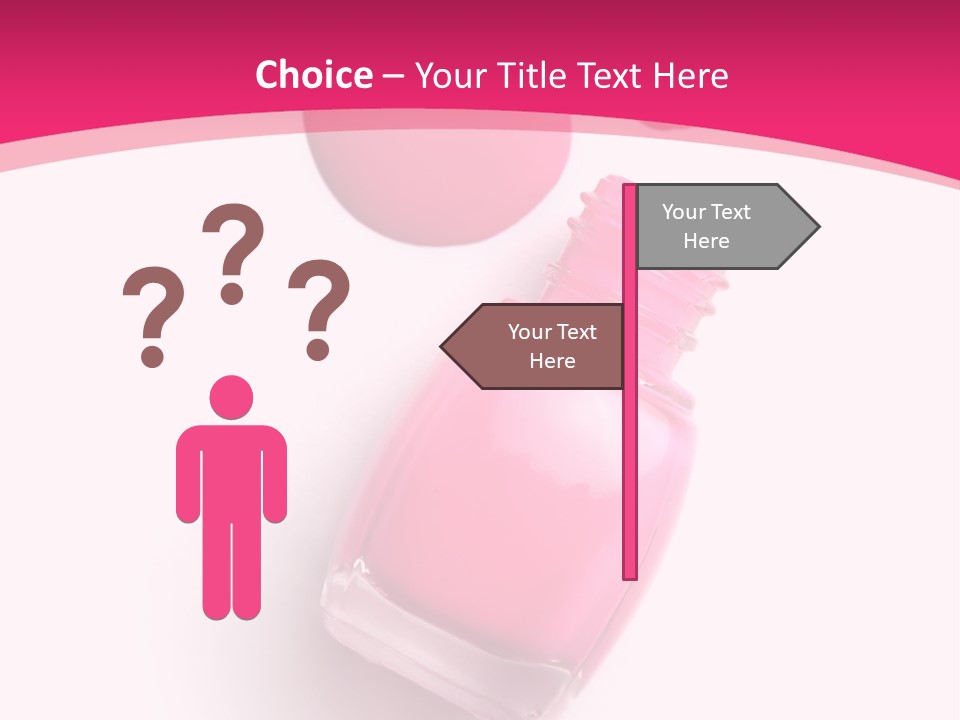 Bottle Make Up Macro PowerPoint Template
