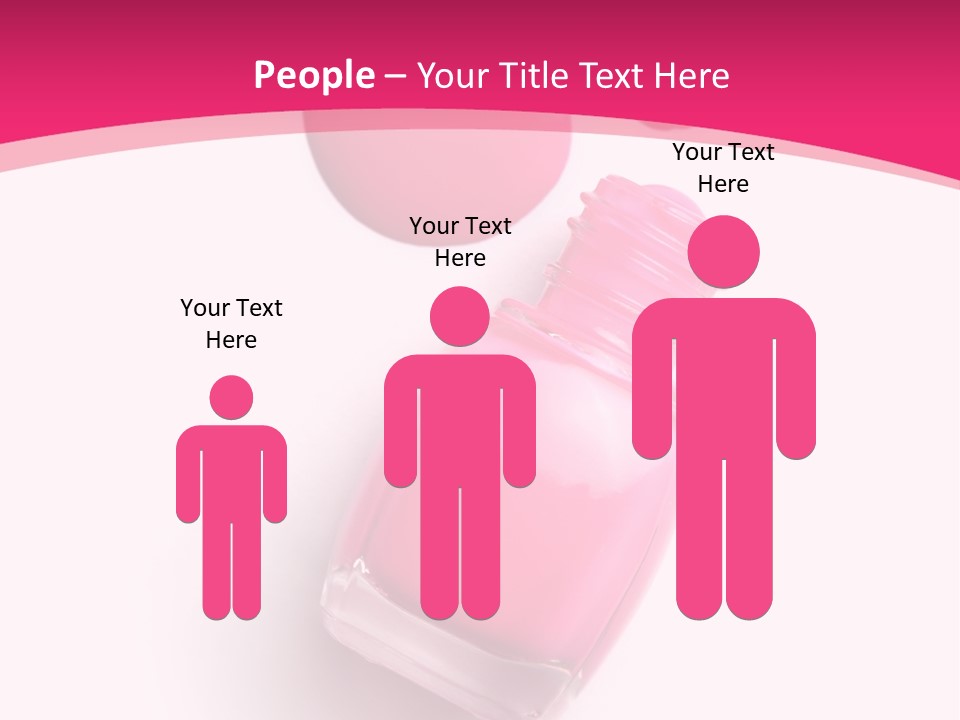 Bottle Make Up Macro PowerPoint Template