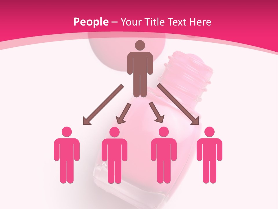 Bottle Make Up Macro PowerPoint Template