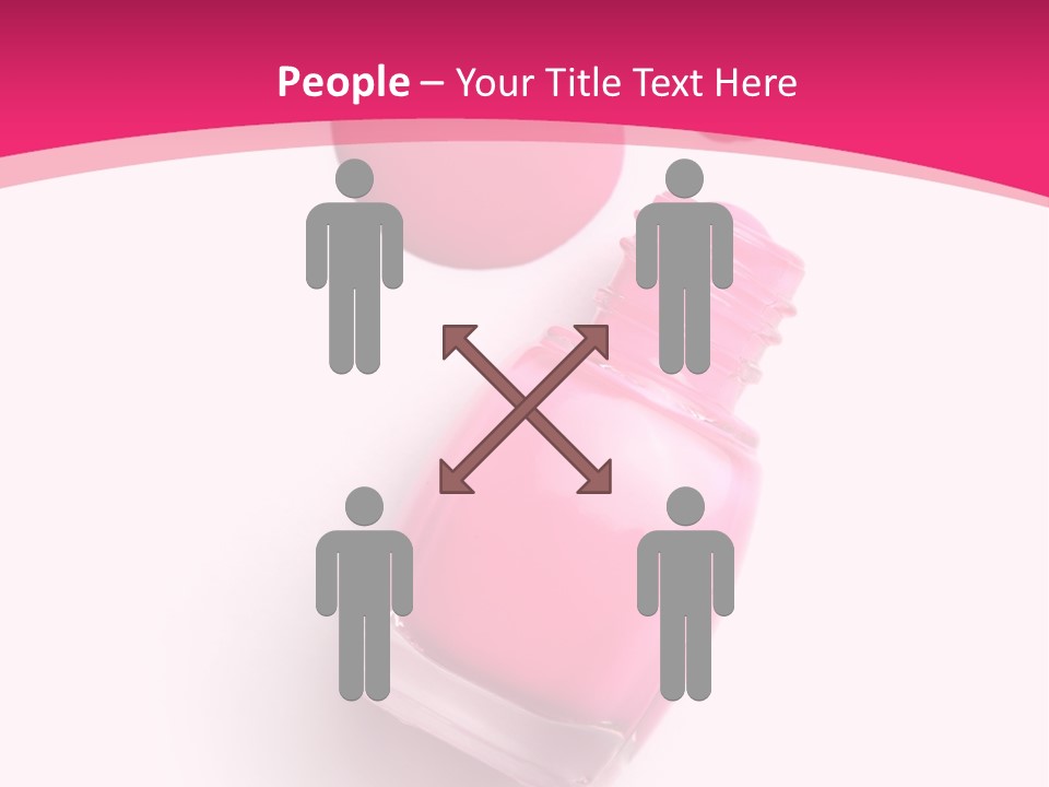 Bottle Make Up Macro PowerPoint Template