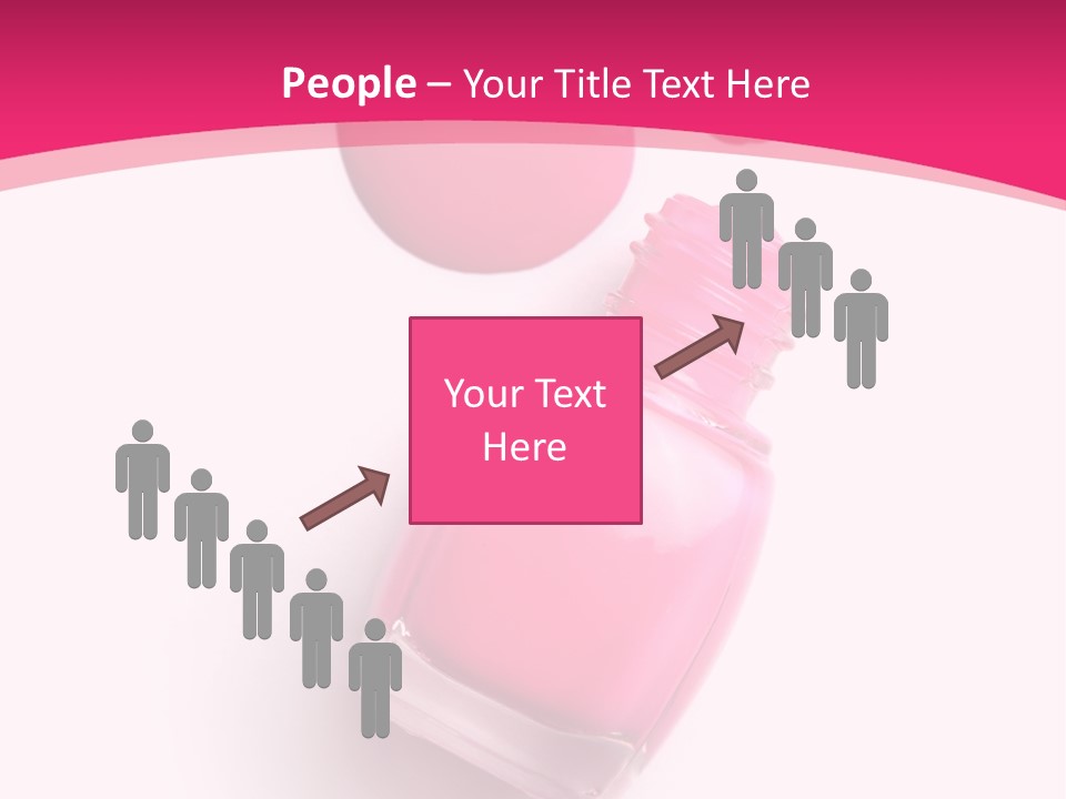 Bottle Make Up Macro PowerPoint Template