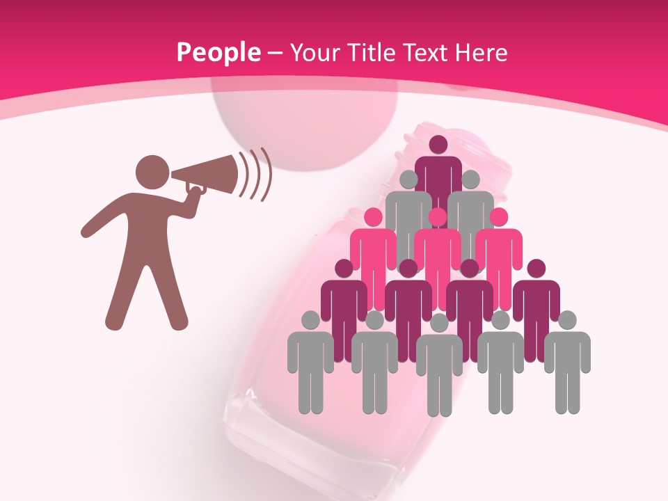 Bottle Make Up Macro PowerPoint Template