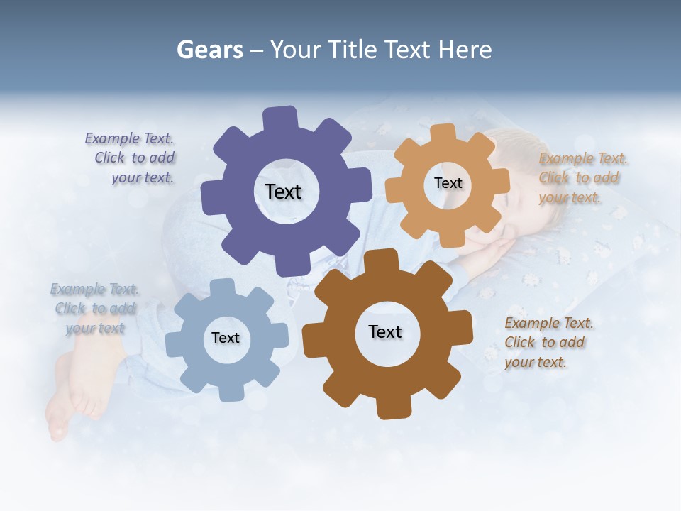 Face Background Angel PowerPoint Template