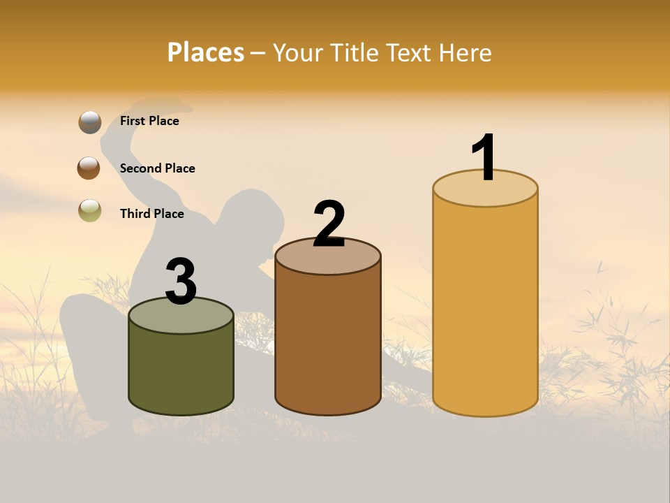 Sky Punch Man PowerPoint Template