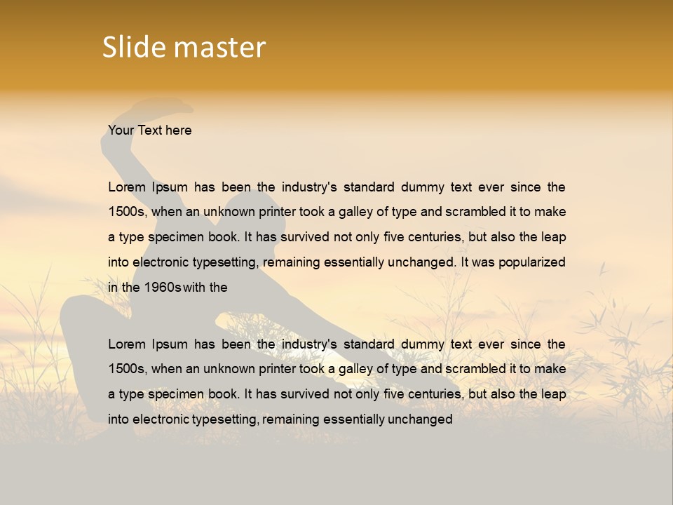 Sky Punch Man PowerPoint Template