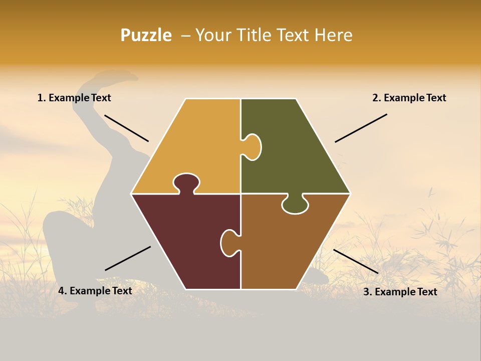 Sky Punch Man PowerPoint Template