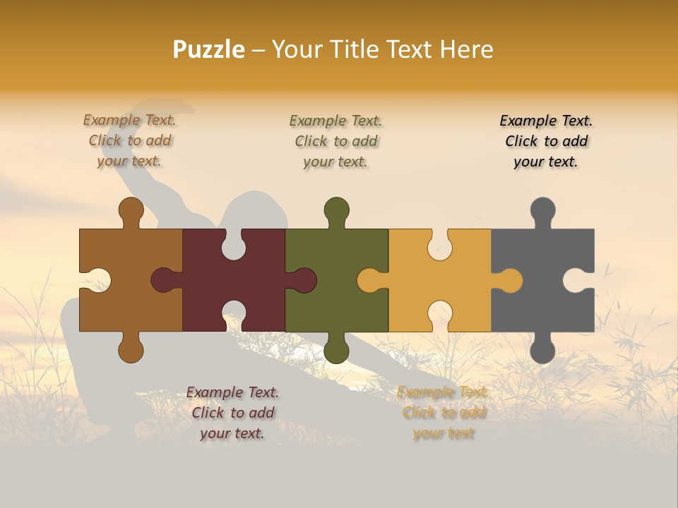 Sky Punch Man PowerPoint Template