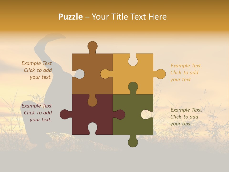 Sky Punch Man PowerPoint Template