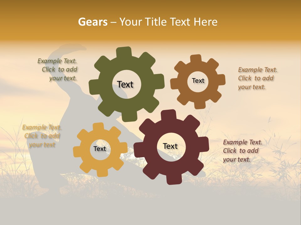 Sky Punch Man PowerPoint Template