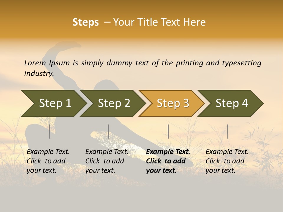 Sky Punch Man PowerPoint Template