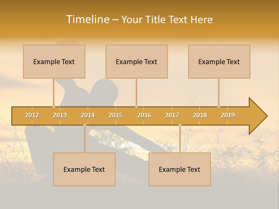 Sky Punch Man PowerPoint Template