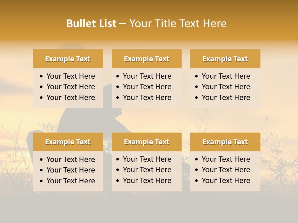 Sky Punch Man PowerPoint Template