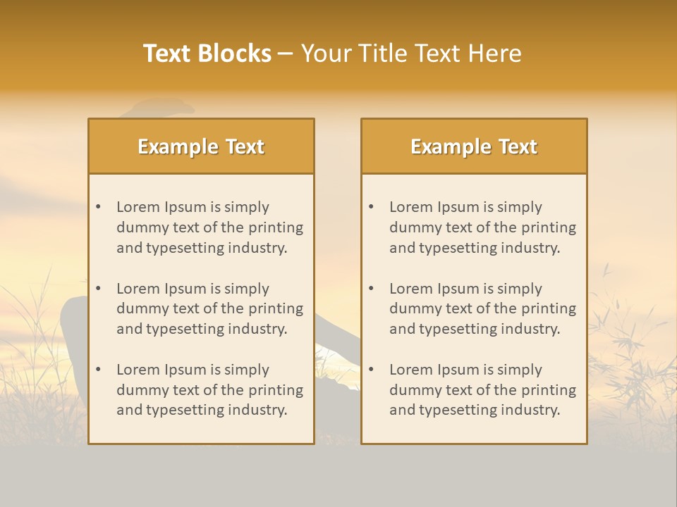 Sky Punch Man PowerPoint Template