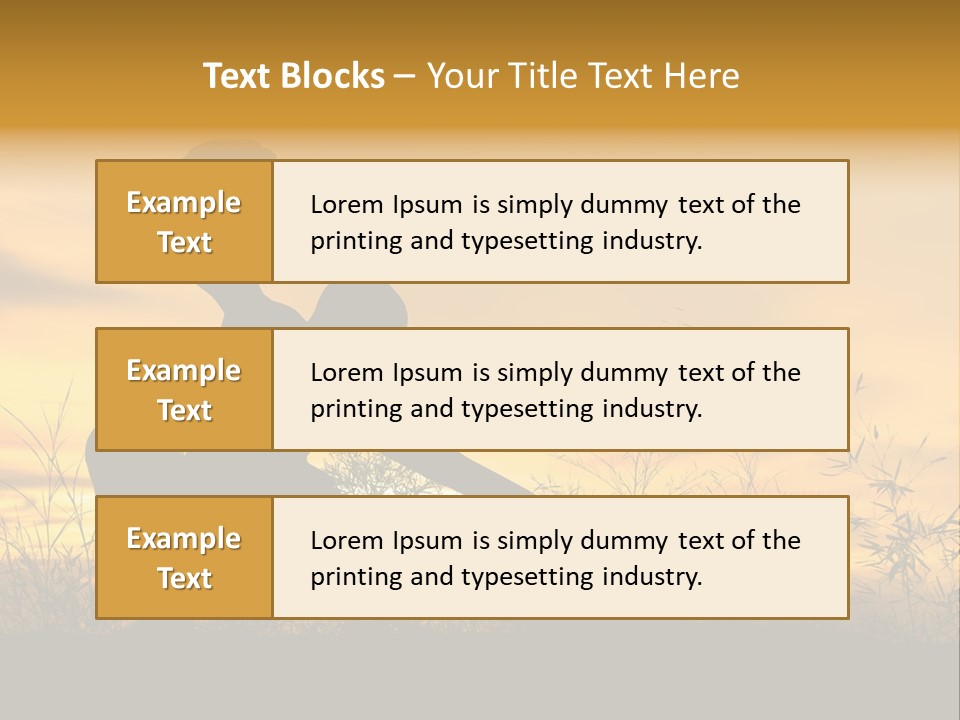 Sky Punch Man PowerPoint Template