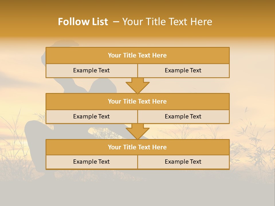 Sky Punch Man PowerPoint Template