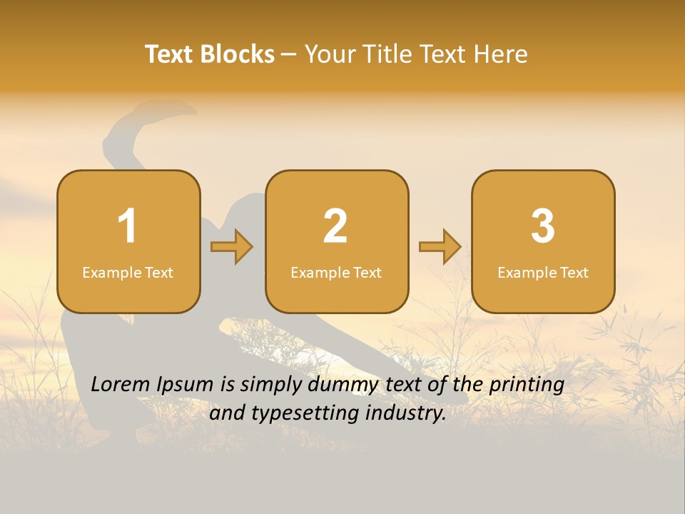 Sky Punch Man PowerPoint Template